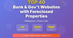 Top 40 Bank and government websites with foreclosed properties August 2025