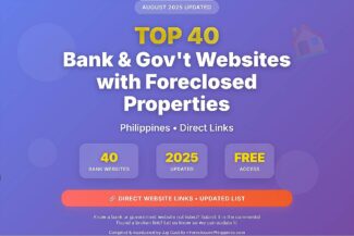 Top 40 Bank and government websites with foreclosed properties August 2025