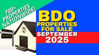 BDO foreclosed properties list for 2025-September