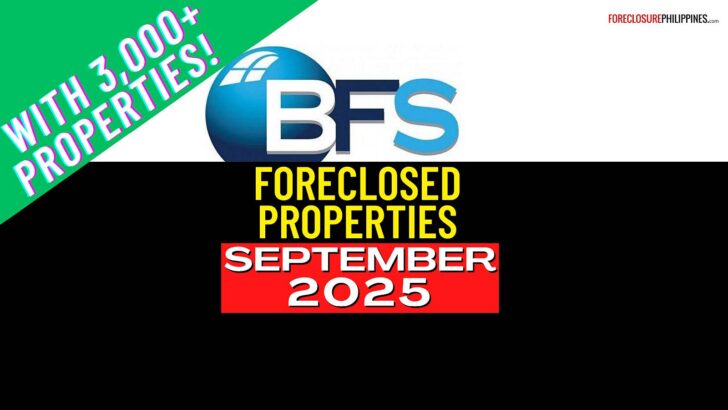 BFS foreclosed properties list for September 2025 released