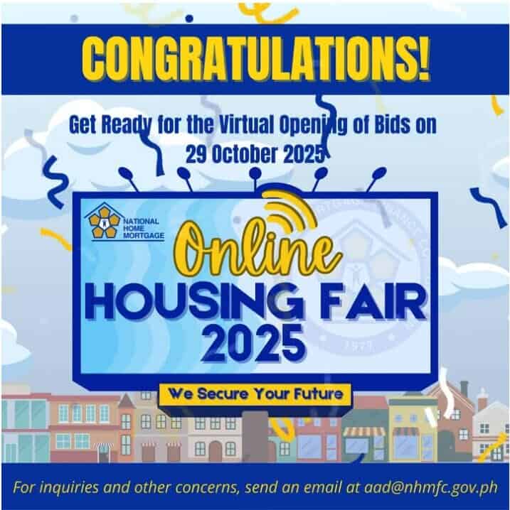 NHMFC Foreclosed Properties 2025 Housing Fair: Bidding ends on October 22 5 nhmfc foreclosed properties housing fair 2025 opening of bids