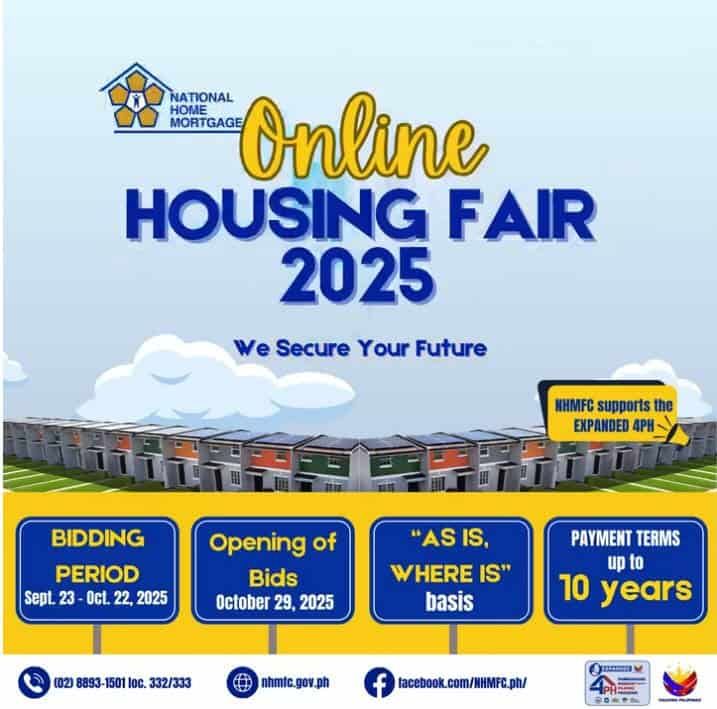 NHMFC Foreclosed Properties 2025 Housing Fair: Bidding ends on October 22 1 nhmfc foreclosed properties housing fair 2025 overview with contact info