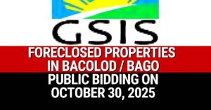 GSIS Foreclosed Properties public bidding list