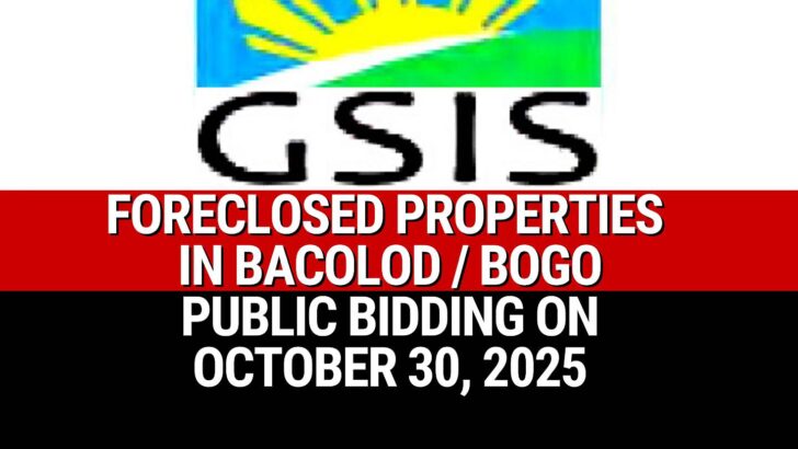 GSIS Foreclosed Properties public bidding list
