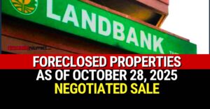 Landbank Foreclosed Properties 2025 listing (as of October 28)