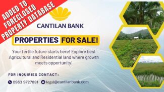 Cantilan Bank Foreclosed Properties List as of November 2025