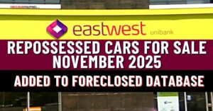 EastWest Bank Repossessed Cars For Sale with 690 cars to choose from...
