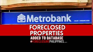 Metrobank Foreclosed Properties 2025 List