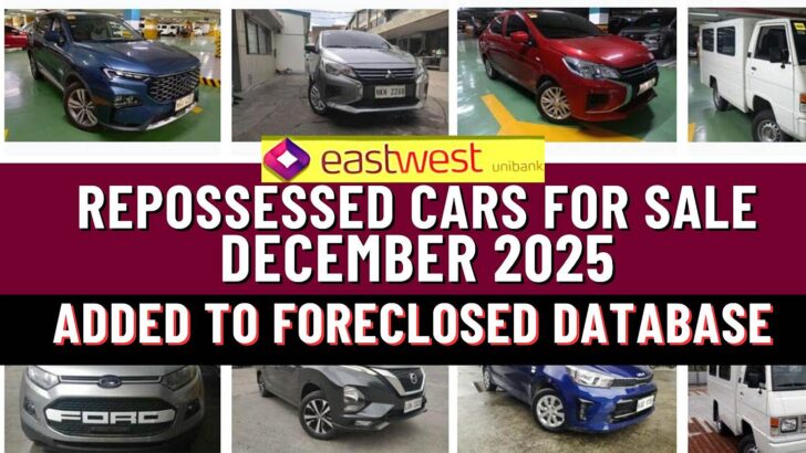 715 EastWest Bank Repossessed Cars in December 2025 List 2 EastWest Bank Repossessed Cars For Sale with 715 cars to choose from...