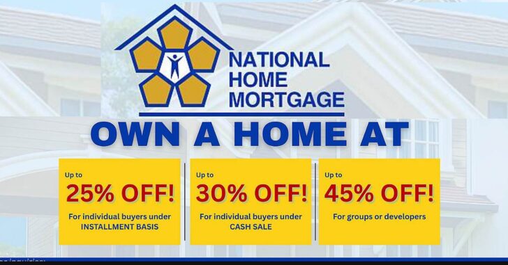 NHMFC's Acquired Assets Price Slash gives buyers up to 45% discount for their foreclosed properties/acquired assets for negotiated sale this 2026.