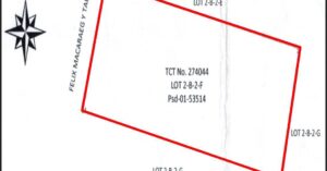PDIC Foreclosed Residential - Vacant Lot: Lot 2-B-2-F, Psd-01-053514, Barangay Tebuel, Manaoag, Pangasinan - For Negotiated Sale
