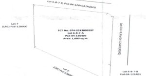 PDIC Foreclosed Residential - Vacant Lot: Lot 6-B-7-A, Psd-04-126403, Purok Masunurin, Brgy. San Jose, Puerto Princesa, Palawan - For Negotiated Sale
