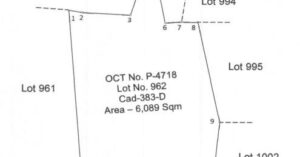PDIC Foreclosed Residential/Agricultural - With Improvement: Lot 962, Cad-383-D, Barangay Daldalayap, San Clemente, Tarlac - For Negotiated Sale (Occupied)