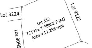 PDIC Foreclosed Agricultural - Vacant Lot: Lot No. 3121, Cad-350, Sitio Padling, Barangay Matictic, Norzagaray, Bulacan - For Negotiated Sale