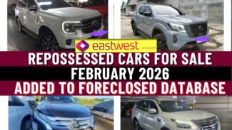 EastWest Bank Repossessed Cars For Sale: February 2026 list
