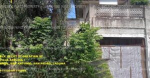 Pag-IBIG Foreclosed Single Attached - Lot 27 Blk. 19 GALATIAN ST. ADELINA I SUBD SAN ANTONIO, CITY OF SAN PEDRO, LAGUNA, 4023 - 2nd Public Auction on Mar. 30, 2026 - Apr. 3, 2026 (Occupied)