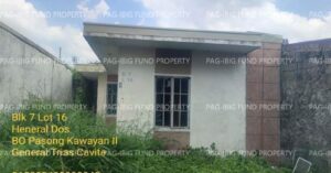 Pag-IBIG Foreclosed Single Attached - Lot 16 Blk. 7 HENERAL DOS PASONG KAWAYAN II, CITY OF GENERAL TRIAS, CAVITE, 4107 - 2nd Public Auction on Mar. 30, 2026 - Apr. 3, 2026