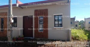 Pag-IBIG Foreclosed Row House - End with Firewall - Lot 15 Blk. 3 LUMINA OZAMIZ LABO, OZAMIS CITY, MISAMIS OCCIDENTAL, 7200 - 2nd Public Auction on Mar. 30, 2026 - Apr. 3, 2026