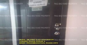 Pag-IBIG Foreclosed Condominium - Unit 5-15 5TH Flr. 18 AREZZO PLACE PHASE 3 PINAGBUHATAN, CITY OF PASIG, NCR, SECOND DISTRICT, 1602 - Negotiated Sale on May. 4, 2026 - May. 8, 2026