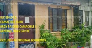 Pag-IBIG Foreclosed Row House - Lot 6 Blk. 19 CAMACHILE SUBD PASONG CAMACHILE I, CITY OF GENERAL TRIAS, CAVITE, 4107 - 2nd Public Auction on Apr. 20, 2026 - Apr. 24, 2026 (Occupied)
