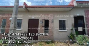 Pag-IBIG Foreclosed Row House - Lot 17 Blk. 4 Phase 4 LUMINA TANZA BAGTAS, TANZA, CAVITE, 4108 - Negotiated Sale on May. 4, 2026 - May. 8, 2026