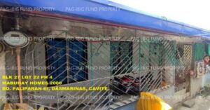 Pag-IBIG Foreclosed Row House - Lot 22 Blk. 27 Phase 4 MABUHAY HOMES 2000-PALIPARAN PALIPARAN II, CITY OF DASMARINAS, CAVITE, 4114 - Negotiated Sale on May. 4, 2026 - May. 8, 2026 (Occupied)