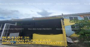 Pag-IBIG Foreclosed Town House - Lot 26 Blk. 6 PAGSINAG PLACE EAST SABANG, NAIC, CAVITE, 4110 - Negotiated Sale on May. 4, 2026 - May. 8, 2026 (Occupied)
