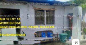 Pag-IBIG Foreclosed Duplex with Firewall - Lot 18 Blk. 32 WOODBRIDGE POBLACION, PANDI, BULACAN, 3014 - Negotiated Sale on May. 4, 2026 - May. 8, 2026 (Occupied)