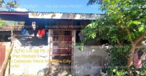 Pag-IBIG Foreclosed Row House - End with Eaves - Lot 05B Blk. 03 (74) Phase 2 LA PAZ HOMES II CABEZAS, CITY OF TRECE MARTIRES, CAVITE, 4109 - Negotiated Sale on May. 4, 2026 - May. 8, 2026 (Occupied)