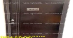 Pag-IBIG Foreclosed Condominium - Unit 4-16 4TH Flr. 17 AREZZO PLACE PHASE 3 PINAGBUHATAN, CITY OF PASIG, NCR, SECOND DISTRICT, 1602 - Negotiated Sale on May. 4, 2026 - May. 8, 2026 (Occupied)