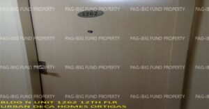 Pag-IBIG Foreclosed Condominium - Unit 1262 12TH Flr. N URBAN DECA HOMES ORTIGAS ROSARIO, CITY OF PASIG, NCR, SECOND DISTRICT, 1609 - Negotiated Sale on May. 4, 2026 - May. 8, 2026 (Occupied)