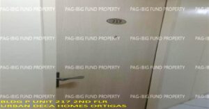 Pag-IBIG Foreclosed Condominium - Unit 0217 2ND Flr. P URBAN DECA HOMES ORTIGAS ROSARIO, CITY OF PASIG, NCR, SECOND DISTRICT, 1609 - Negotiated Sale on May. 4, 2026 - May. 8, 2026 (Occupied)