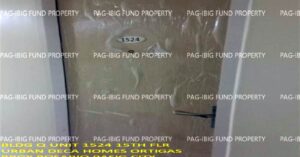 Pag-IBIG Foreclosed Condominium - Unit 1524 15TH Flr. Q URBAN DECA HOMES ORTIGAS ROSARIO, CITY OF PASIG, NCR, SECOND DISTRICT, 1609 - Negotiated Sale on May. 4, 2026 - May. 8, 2026