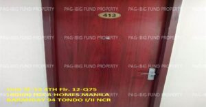 Pag-IBIG Foreclosed Condominium - Unit 4F-13 4TH Flr. 12-Q75 URBAN DECA HOMES MANILA BARANGAY 94, TONDO I/II, NCR, CITY OF MANILA, FIRST DISTRICT, 1012 - 2nd Public Auction on May. 4, 2026 - May. 8, 2026