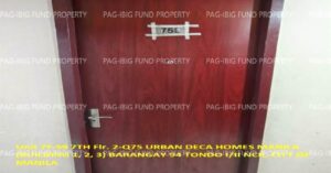 Pag-IBIG Foreclosed Condominium - Unit 7F-59 7TH Flr. 2-Q75 URBAN DECA HOMES MANILA BARANGAY 94, TONDO I/II, NCR, CITY OF MANILA, FIRST DISTRICT, 1012 - 2nd Public Auction on May. 4, 2026 - May. 8, 2026
