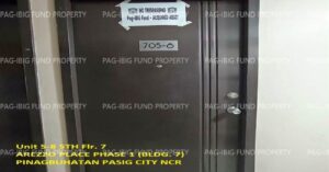 Pag-IBIG Foreclosed Condominium - Unit 5-8 5TH Flr. 7 AREZZO PLACE PHASE 1 PINAGBUHATAN, CITY OF PASIG, NCR, SECOND DISTRICT, 1602 - 2nd Public Auction on May. 4, 2026 - May. 8, 2026