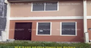 Pag-IBIG Foreclosed Town House - Lot 19 Blk. 3 DECA HOMES STA BARBARA RESIDENCES- SOCIALIZED PHASE 2 BALABAG, SANTA BARBARA, ILOILO, 5002 - Negotiated Sale on May. 4, 2026 - May. 8, 2026