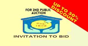 Pag-IBIG Bidding: 2nd Auction Listings 2026 (Up to 30% Discount)