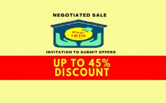 Pag-IBIG Negotiated Sale Listings 2026 (Get up to 45% Discount)