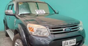 2015 FORD EVEREST 4X2 MT DSL (Plate#: AXA6443) from Eastwest Bank