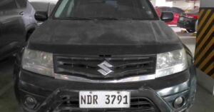 2015 SUZUKI GRAND VITARA AT (Plate#: NDR3791) from Eastwest Bank