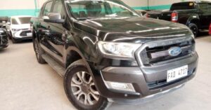 2018 FORD RANGER DOUBLE HI RIDER WILDTRAK 4X4 AT 3.2L (Plate#: FAD4717) from Eastwest Bank