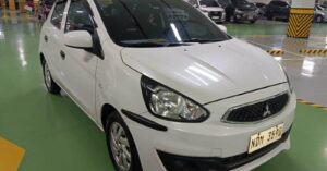 2019 MITSUBISHI MIRAGE GLX 1.2G CVT AT (Plate#: NDM3590) from Eastwest Bank