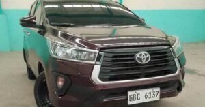 2024 TOYOTA INNOVA 2.8 XE DSL AT (Plate#: GBC6137) from Eastwest Bank