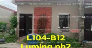 Pag-IBIG Foreclosed Row House - End with Firewall - Lot 104 Blk. 12 Phase 2 LUMINA BACOLOD VISTA ALEGRE, BACOLOD CITY, NEGROS OCCIDENTAL, 6100 - 1st Public Auction on May. 11, 2026 - May. 15, 2026