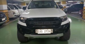 2019 FORD NEW RANGER DOUBLE HI RIDER WILDTRAK 2.0L (Plate#: CAS2726) from Eastwest Bank