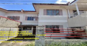 Pag-IBIG ROPA # 815202407160032 - Lot 31 Blk. 6 Phase 2 LANCASTER RESIDENCES ALAPAN II-A, CITY OF IMUS , CAVITE, 4103 - Negotiated Sale on Jun. 22, 2026 - Jun. 26, 2026 (Occupied)