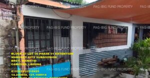 Pag-IBIG ROPA # 815202310310425 - Lot 5 Blk. 7 Phase 1 EXT MABUHAY CITY-CABUYAO BACLARAN, CITY OF CABUYAO, LAGUNA, 4025 - Negotiated Sale on Jun. 22, 2026 - Jun. 26, 2026 (Occupied)