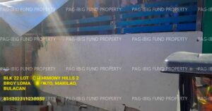 Pag-IBIG ROPA # 815202311230050 - Lot 20 Blk. 22 HARMONY HILLS 2 SUBDIVISION LOMA DE GATO, MARILAO, BULACAN, 3019 - Negotiated Sale on Jul. 6, 2026 - Jul. 10, 2026 (Occupied)