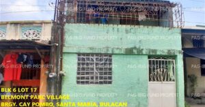 Pag-IBIG ROPA # 815202405270045 - Lot 17 Blk. 6 BELMONT PARC VILLAGE CAY POMBO, SANTA MARIA, BULACAN, 3022 - Negotiated Sale on Jun. 22, 2026 - Jun. 26, 2026 (Occupied)
